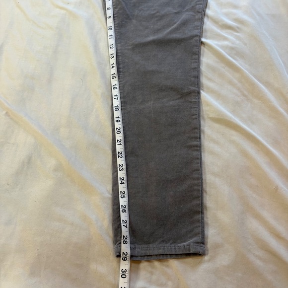 Chaps Corduroy Pants Size 10 Gray Casual Comfort Straight Leg - Picture 4 of 9